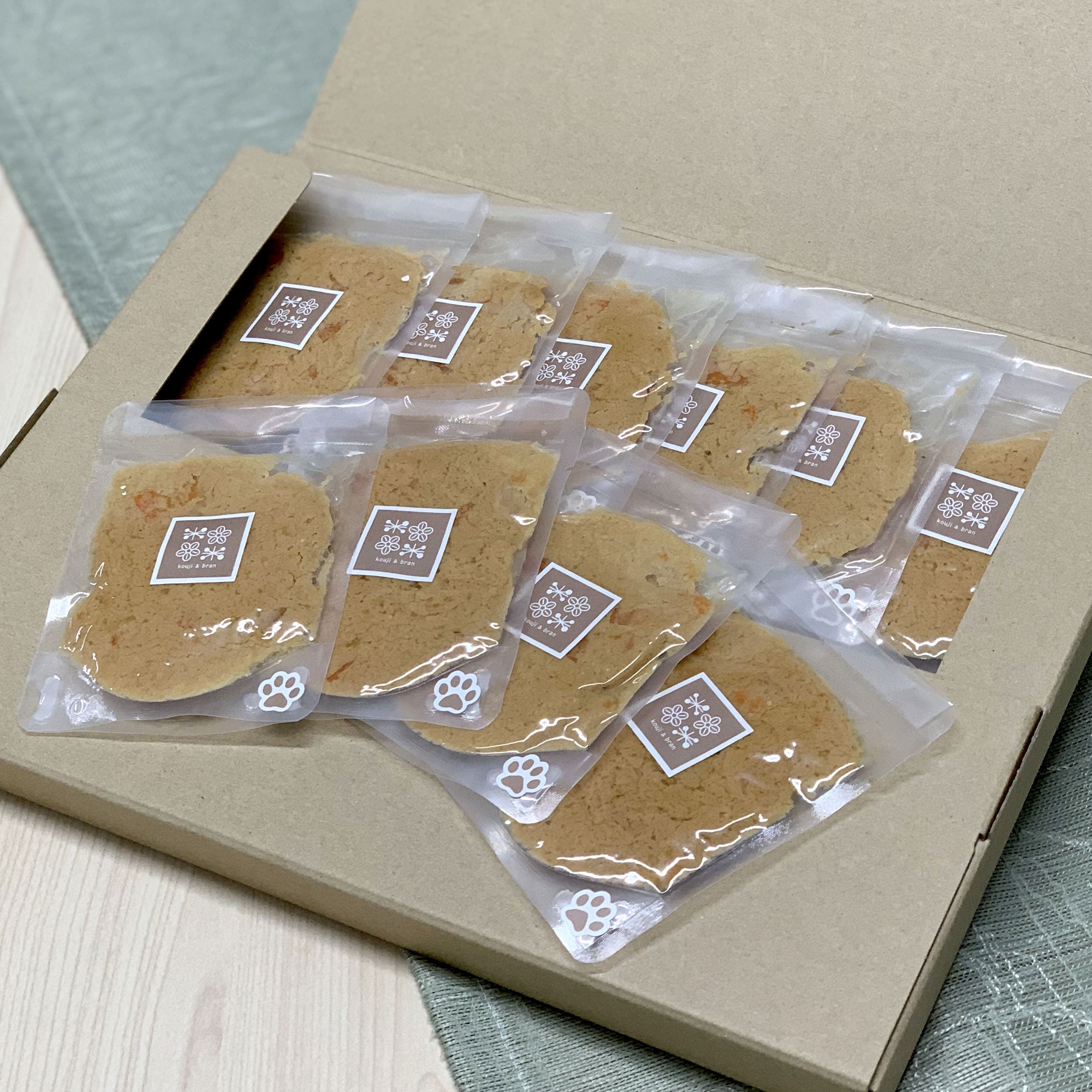 無添加ドッグフード「糀とブラン」ミニパック(10個入)