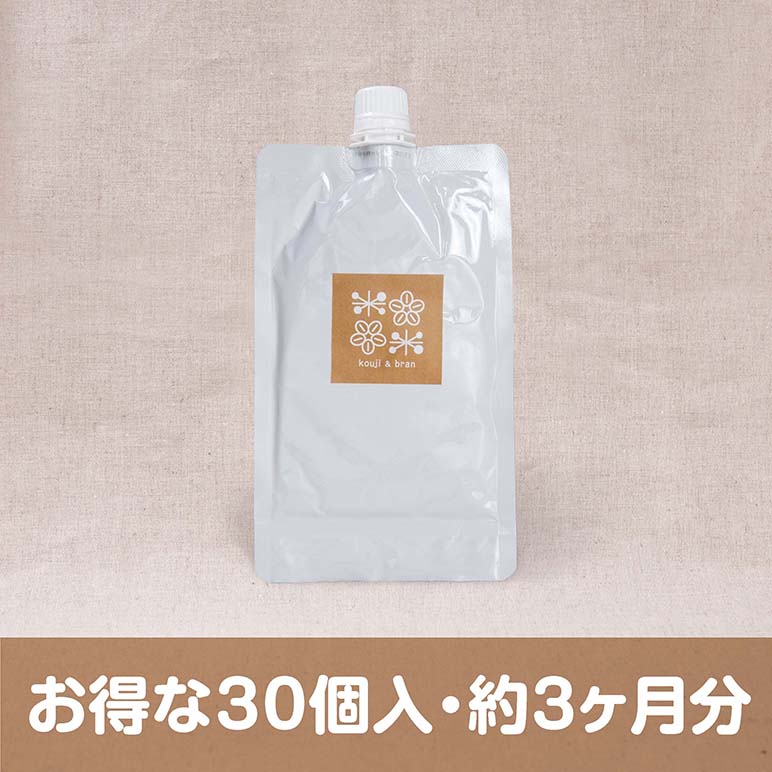 無添加ドッグフード「糀とブラン」スパウトパウチ(30個入/約3ヶ月分)
